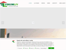 Tablet Screenshot of forumlivii.it